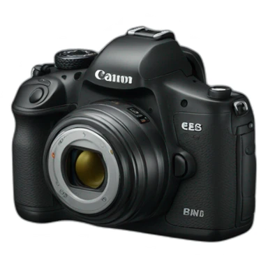 Canon Camera black sticker