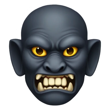 oni mask dark elephant  sticker