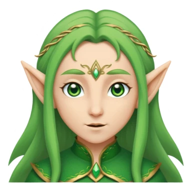 crea un avatar come personaggio elfo sticker