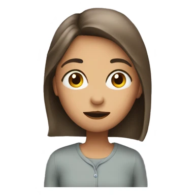 girl watching sticker