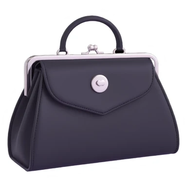 Black goth purse sticker