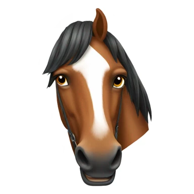 Horse in a casino playing cards  sticker