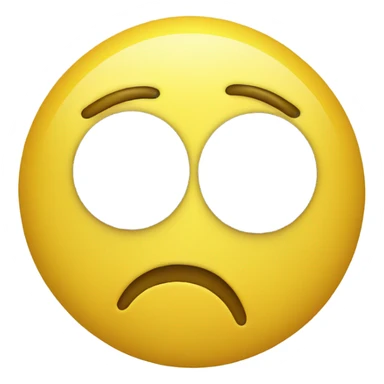 Sad crying Yellow face emoji with hearts around it  sticker