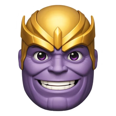 thanos zesty smile sticker