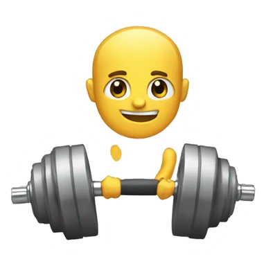 dumbells sticker