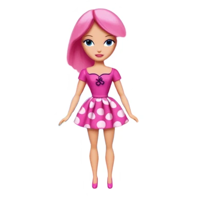 Matisse barbie slop style pink SPAM art landscape sticker