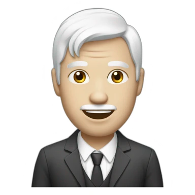 G-Man with white skin sticker