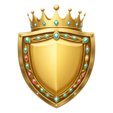Create a Shield / Crown that represents confidence sticker
