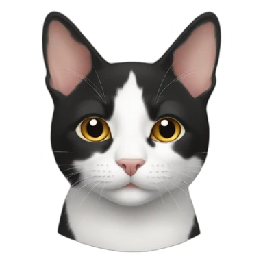 black-Japanese-bobtail sticker