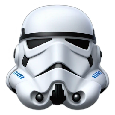 star wars stormtrooper blue helmet sticker