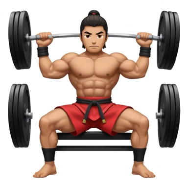 samurai bench press sticker
