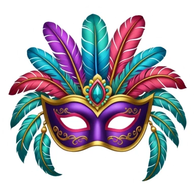 Festival themed Mask sticker