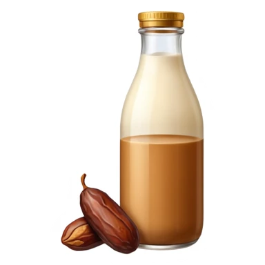 dates milk in a bottle sticker