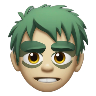 Gorillaz 2-D sticker