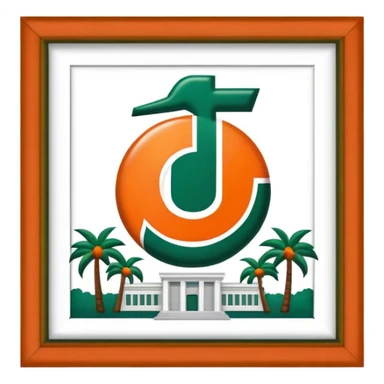 University of Miami sticker