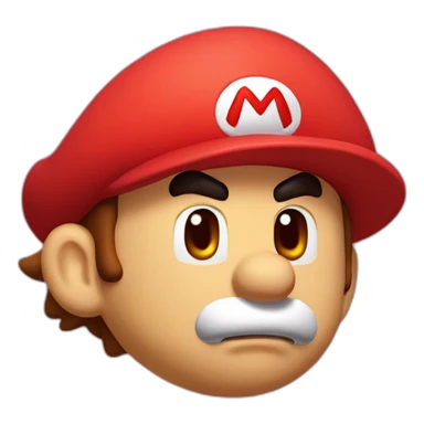 Mario nosebleed sticker