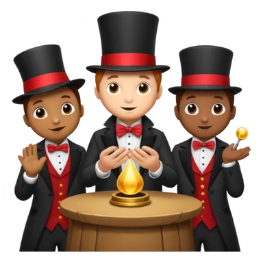 magician animals sticker