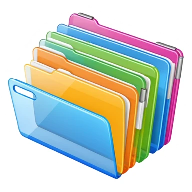 overlapping index dividers in a tier sticker