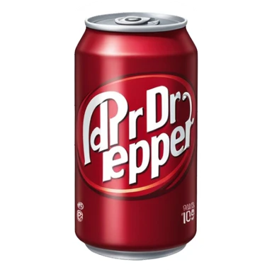 Dr Pepper can sticker
