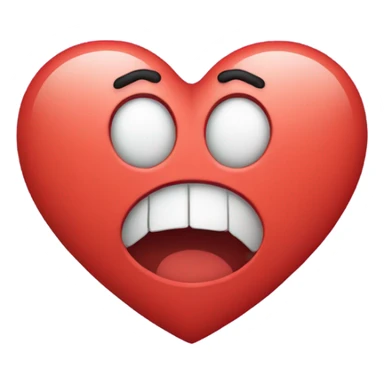 Heart with a K in the middle  sticker