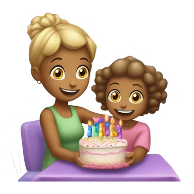 Thank you mommy for lil sister , birthday  sticker