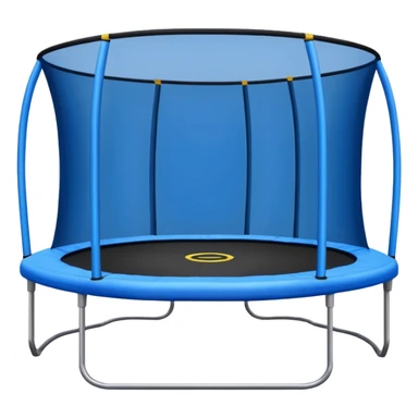 trampoline with safety net sticker