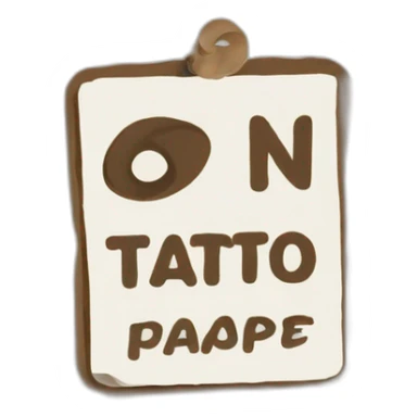 pancarte avec le texte "on tapote svp!!" sticker
