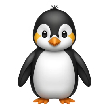 Pinguino con pijama sticker