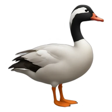 Untitled goose sticker