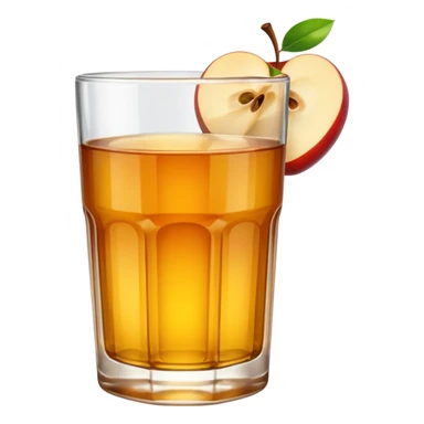 Apple juice sticker