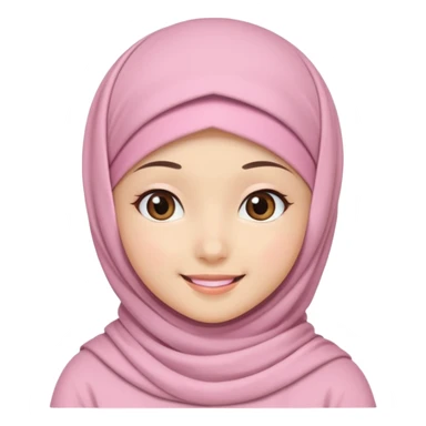 Muslim girl kawaii sticker