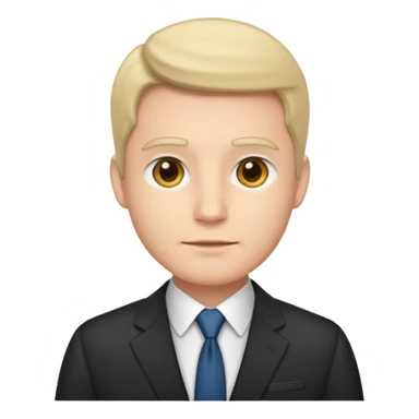 ANCHORMAN NEUTRAL FACE IN SUIT sticker