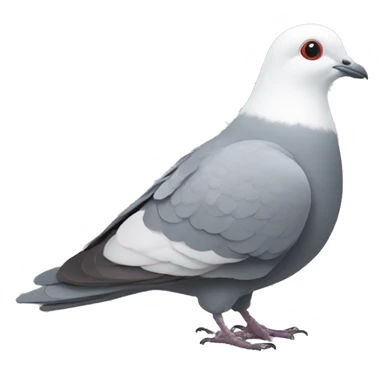 pigeon with a white bonnet / blinder / wing from handmaid's tale sticker