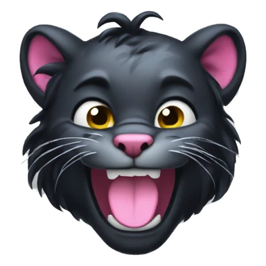 Panther ponk have a smile sticker
