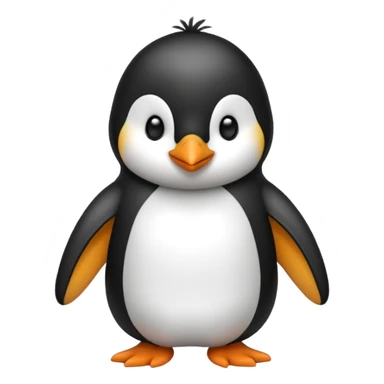 Pinguino con ropa de dormir sticker
