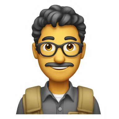 eduardo the developer inviting to a meet to know about or services of development at koudrs sticker