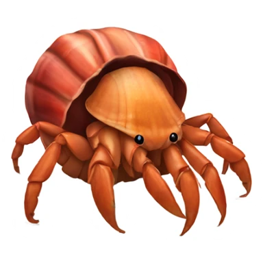 Hermit crab love sticker