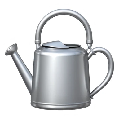 watering pot silver sticker