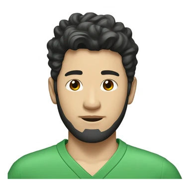 A Korean man with black wavy hair that is messy and a shaved beard and he is wearing a green jumpsuit and he has the number 456 imprinted on his jumpsuit  sticker