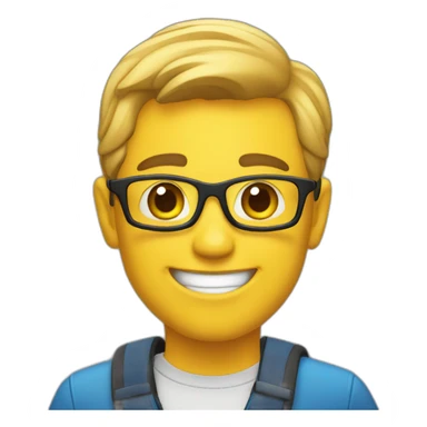 happy recruiter sticker