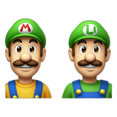 Mario and luigi sticker