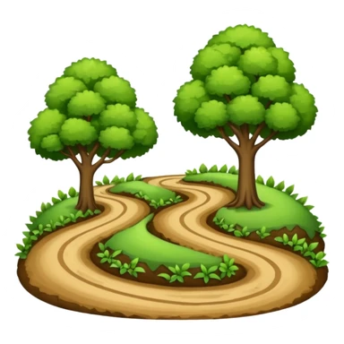 a country road with trees sticker