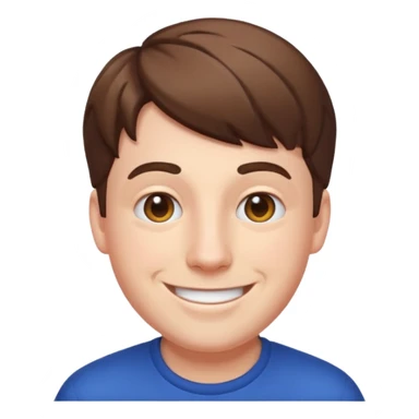 Make a emojis of mr beast face same to same real face  sticker
