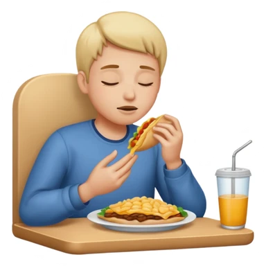 everyday life, food, sleep, work sticker