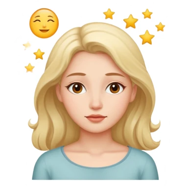 mujer soñando sticker