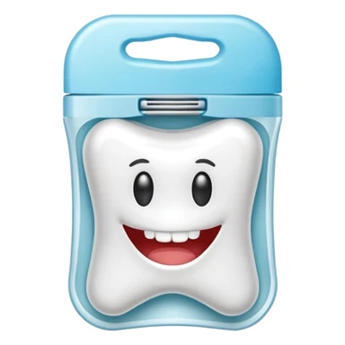 pack of dental floss thread  sticker