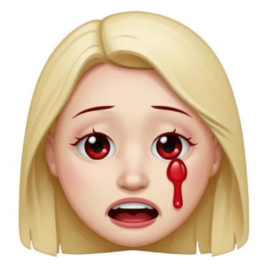 An fsu emoji with an fsu fan crying/depressed sticker