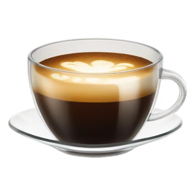 raf coffee in a glass cup sticker