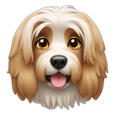 yorkshire dog with ears down sticker