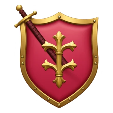 brasão sangrando medieval rosa de sangue vermelha sticker